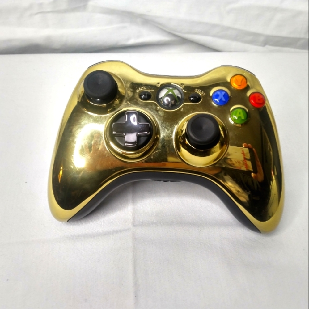 Wireless ...Gold Xbox 360 Star Wars Limited Edition Controller